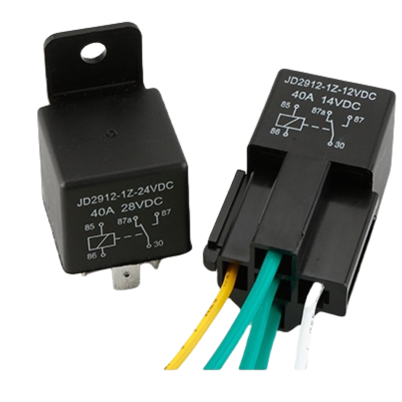 Automotive Truck Relay 4 Pin/5 Pin 40a 12v 24v Relay Box Waterproof Universal Relay