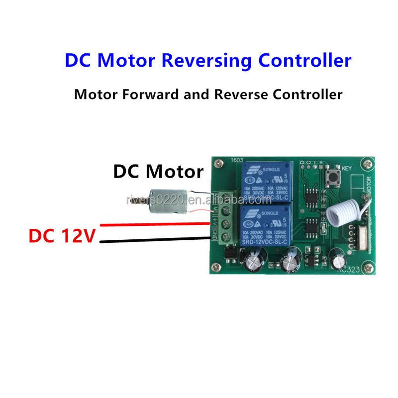 433Mhz Universal Wireless Remote Control Switch DC12V 2CH Relay Receiver Module and 2pcs 4 Channel RF 433 Mhz Remote Transmitter