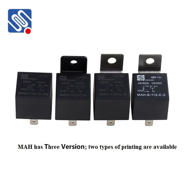 Meishuo MAH General Purpose Automobile Relay 12V 24V Auto Car Relay 4 Pin 5 Pin 40A Universal Automotive Relay JD1914