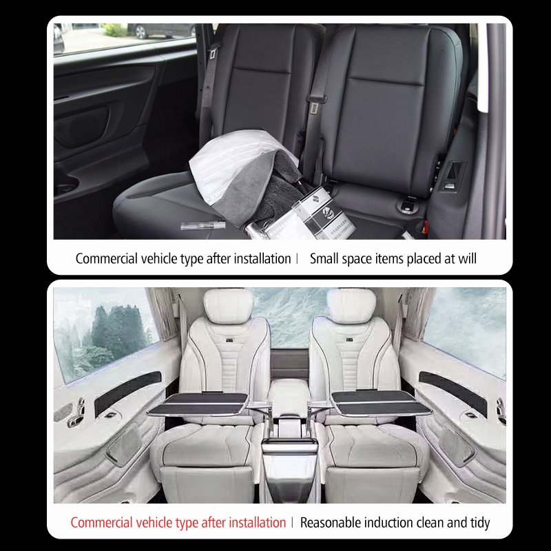 Business Van Nanny Car with Interior Compressor Armrest Box Multi-function with Refrigerator