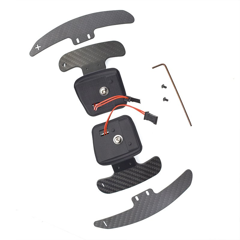 for BMW E chassis M3 (01-13) X5 10-13 X6M 10-14 magnetic Dry Carbon fiber steering wheel shift paddles Extended Shift Paddles