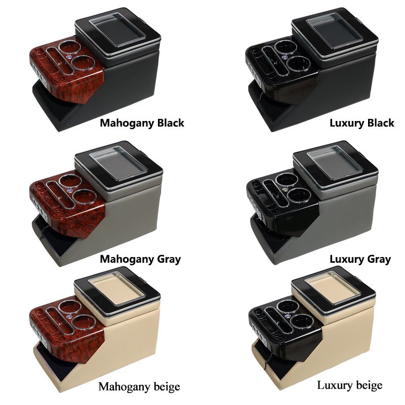 Premium Land Rover Defender Car Armrest Box Compatible with Alphard 24cm Universal Armrest Car Center Console