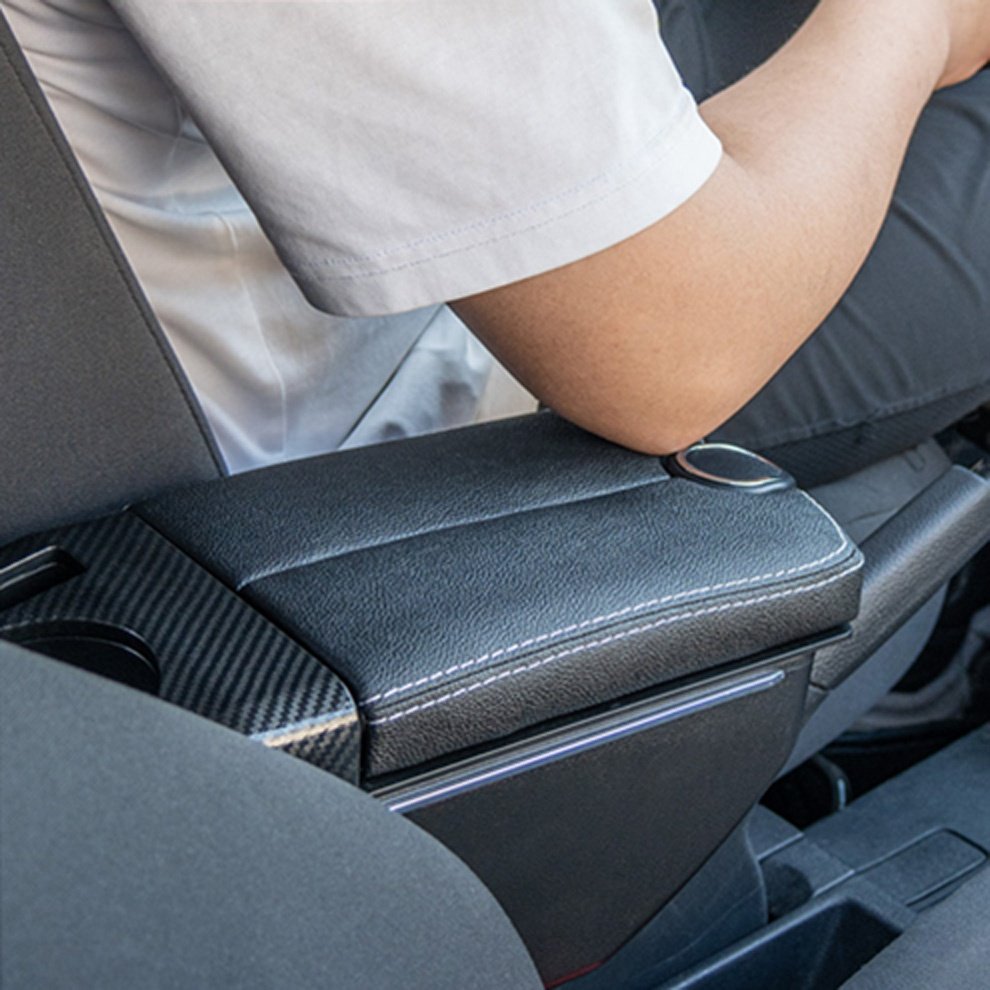 Factory Hot Sell Car Armrest Storage Box Center Console With USB Cup Holder Wireless Charge for Most of Car