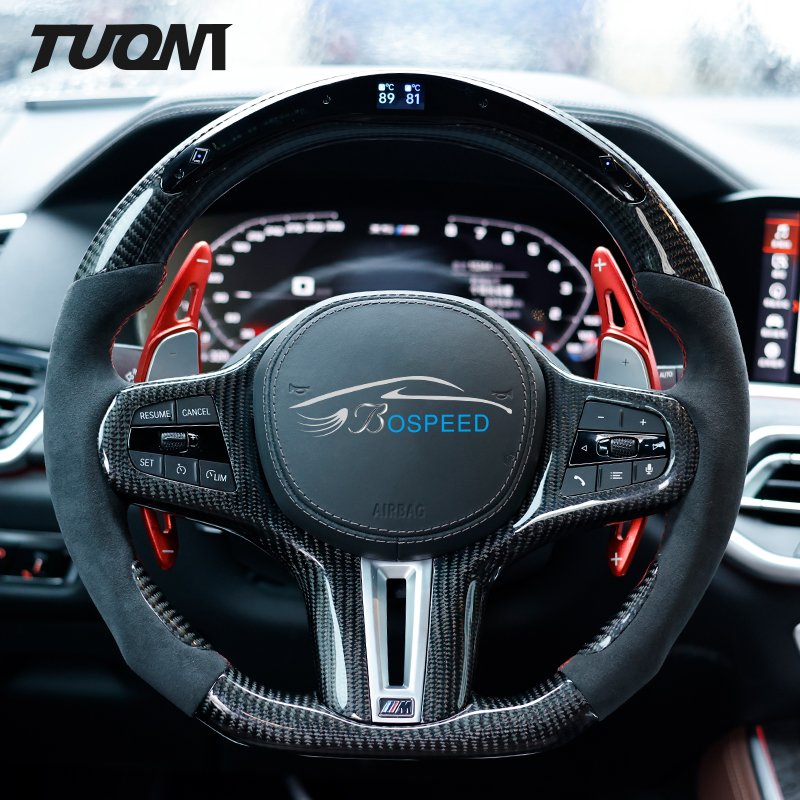 Wholesale Price Alcantar-a Leather Carbon Fiber Fit For BMW G20 G28 G30 Multi-Function Steering Wheel