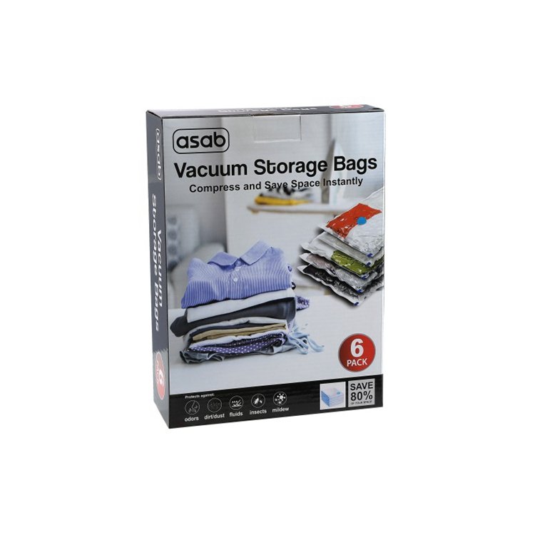 Save up to 80 Space Double Zip Lock Bag Space Saver Vacuum Bags Vaccum Storage Bags Clear Clothing Box Item Style Living Packing