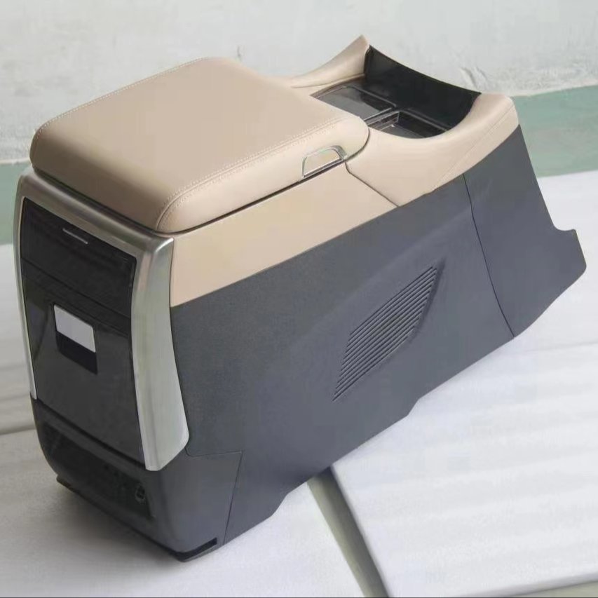 Best Factory Car Interior Accessories Custom Armrest Box Optional With Refrigerator for to YO TA Alphard
