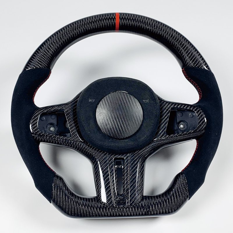 Car Steering Wheel Carbon Fiber For BMW G30 G20 G01 G02 G05 G06 G07 M4 M5 F90 M8 X3M X4M X5M X6M F40 F44 F97 F98 F95 F96 G11 G12