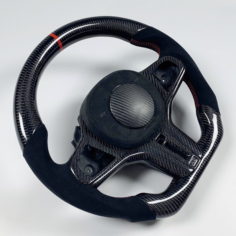 Car Steering Wheel Carbon Fiber For BMW G30 G20 G01 G02 G05 G06 G07 M4 M5 F90 M8 X3M X4M X5M X6M F40 F44 F97 F98 F95 F96 G11 G12
