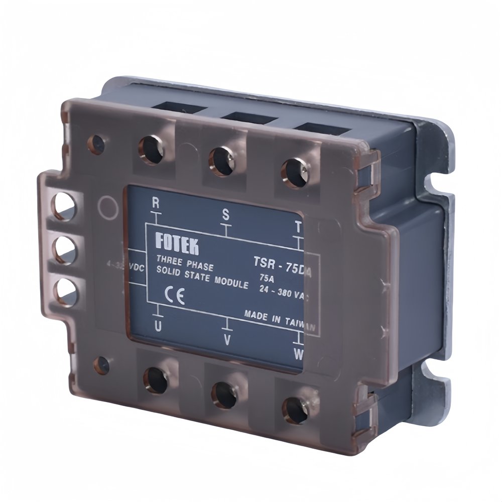 Fotek TSR-25DA High Voltage Three-Phase Solid-State Relay Module 25A/40A/50A/75A DC Control SSR Auto Protective Use Sealed"