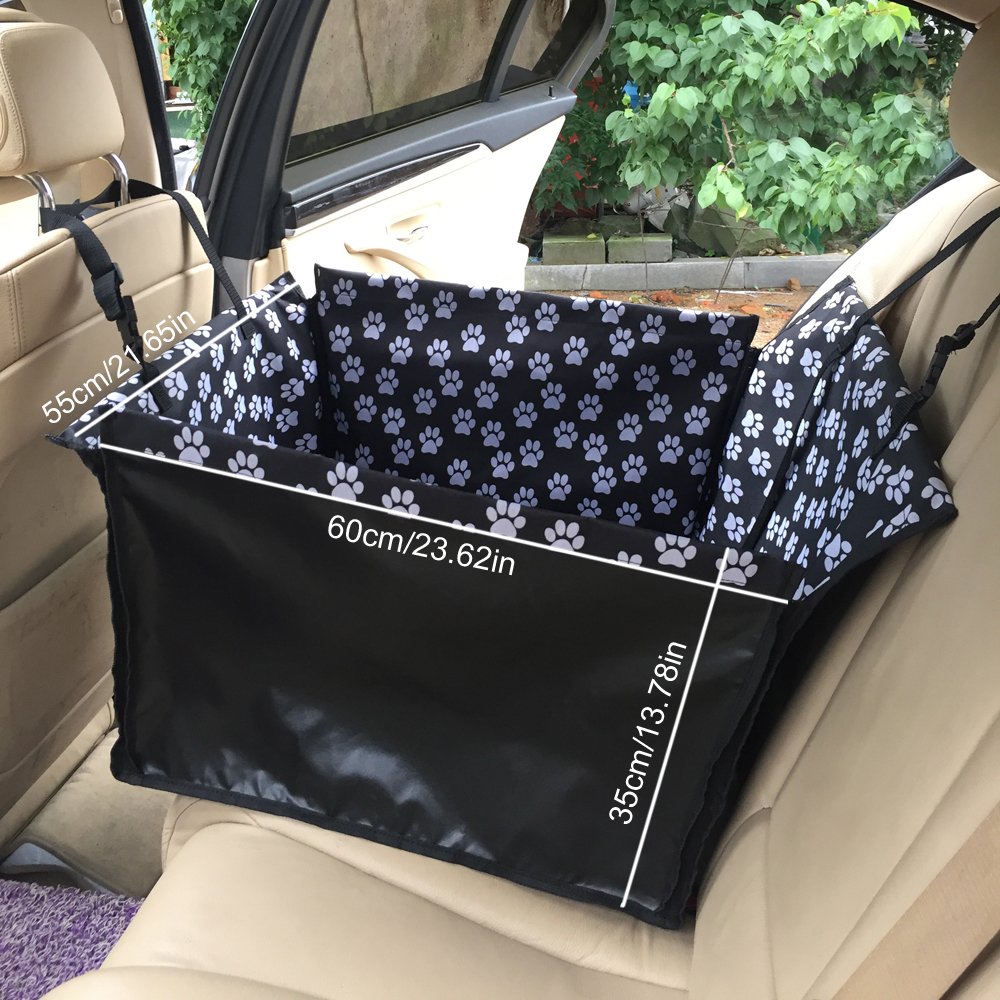 Wholesale Washable Reusable Car Armrest Pet Safety Seat Dog Car Seat Bed With Side Flap