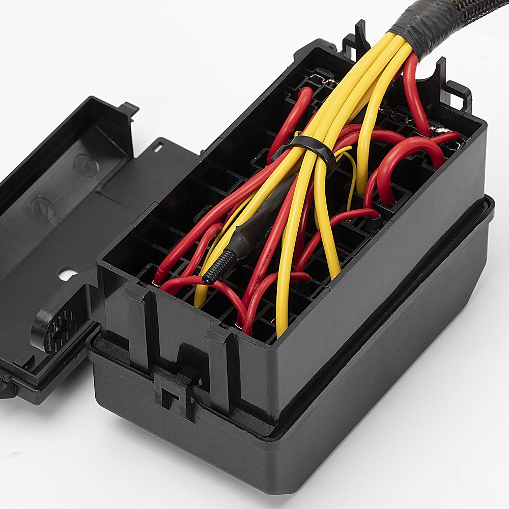 12V Auto Relays Socket Control Box Waterproof 6Way Fuse Box Fuse Box Relay Wired Wireless Control for Auto Car
