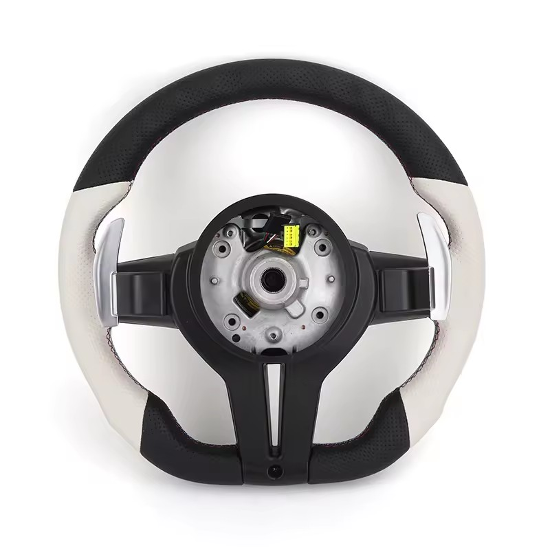 Upgrade M Sport Heated Perforated Leather Steering WHeel for BMW F10 M5 F90 F30 F20 X5 E70 X6 X6M E71 E46 M3 E39 E60 E92 Z4 M4