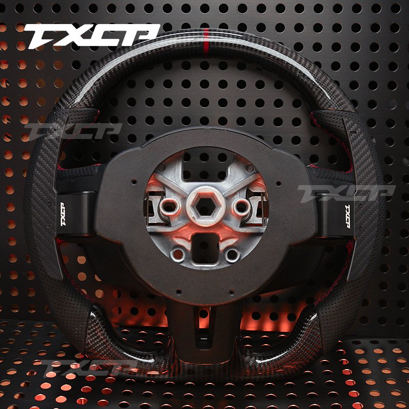 Car interior accessories steering wheel carbon fiber magnetic shift paddle for ford 2015 2016 2017 2018 2019 2020-2023 Mustang