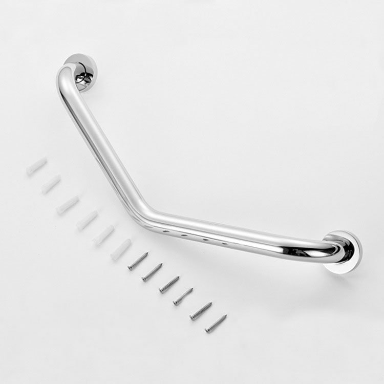 Bathroom Bathtub Black Stainless Steel Armrest Toilet Handle Grab bar Toilet Elderly Accessibility Railing