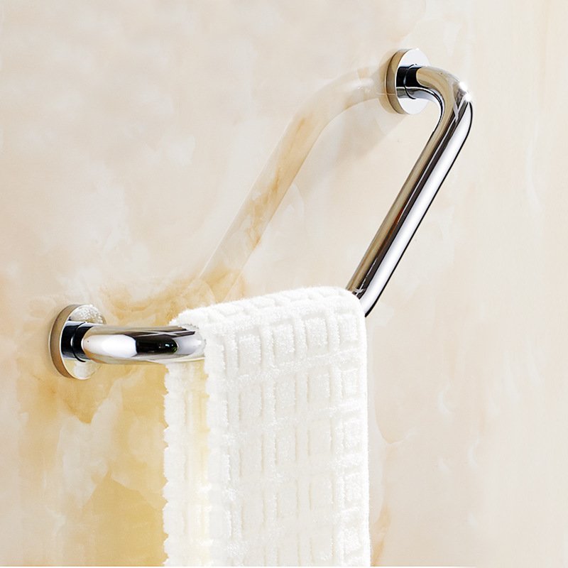 Bathroom Bathtub Black Stainless Steel Armrest Toilet Handle Grab bar Toilet Elderly Accessibility Railing