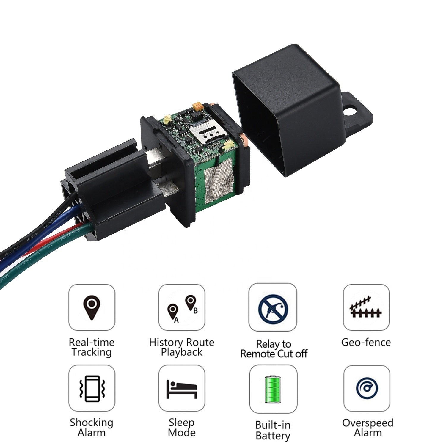 Relay Auto for Petrol Car Invisible Micro Chip ST-907 Sino tracker