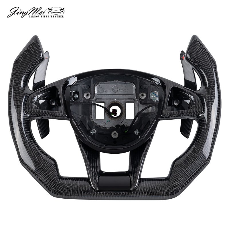 Full Carbon Fiber Steering Wheel For Mercedes Benz AMG C Class C63 C300 C200 E Class E43 E63 GLC W205 Steering Wheel Carbon