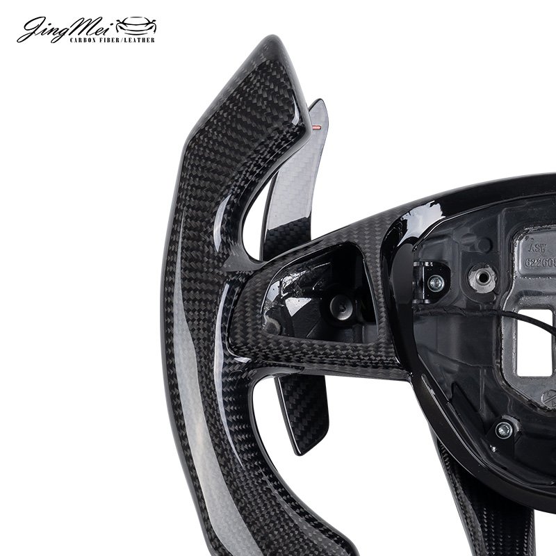 Full Carbon Fiber Steering Wheel For Mercedes Benz AMG C Class C63 C300 C200 E Class E43 E63 GLC W205 Steering Wheel Carbon