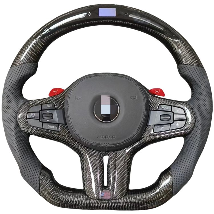 For bmw f10 f30 sport steering wheel Black Perforated Leather Carbon M Sport Steering Wheel Original Factory
