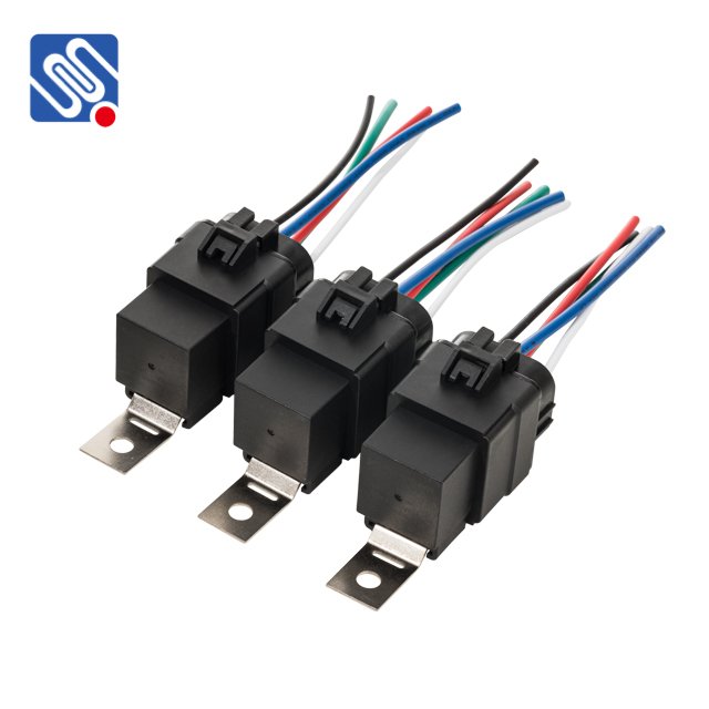 Meishuo MAH3-S-112-C-5 40A 14vdc Load 12v/40a Waterproof Automotive Relays Set With Socket Relay