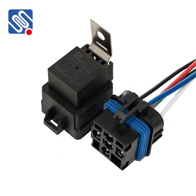 Meishuo MAH3-S-112-C-5 40A Car Relay 14vdc Load 12v/40a Waterproof Auto Relays