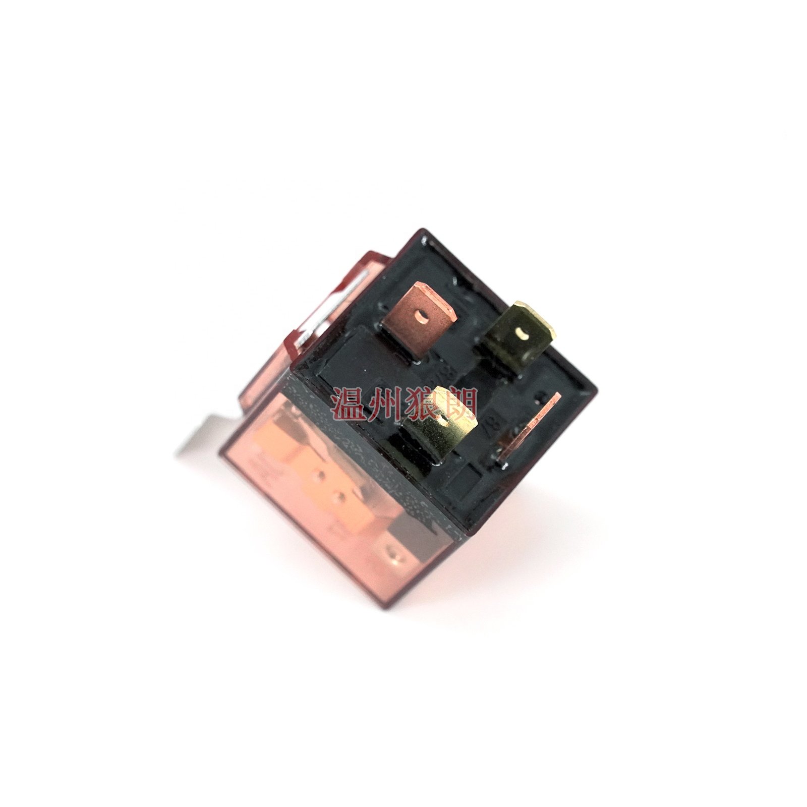 12V 40A 4-Pin Automotive Relay | Plastic Case Car Control Device | High-Speed Switching for Auto Horns,Headlights, Starter