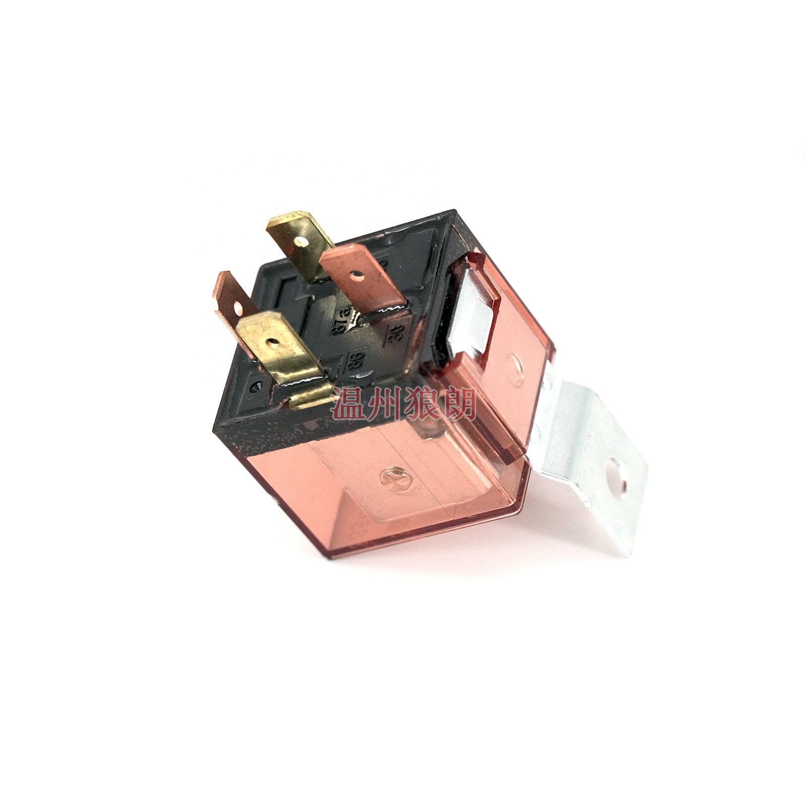 12V 40A 4-Pin Automotive Relay | Plastic Case Car Control Device | High-Speed Switching for Auto Horns,Headlights, Starter