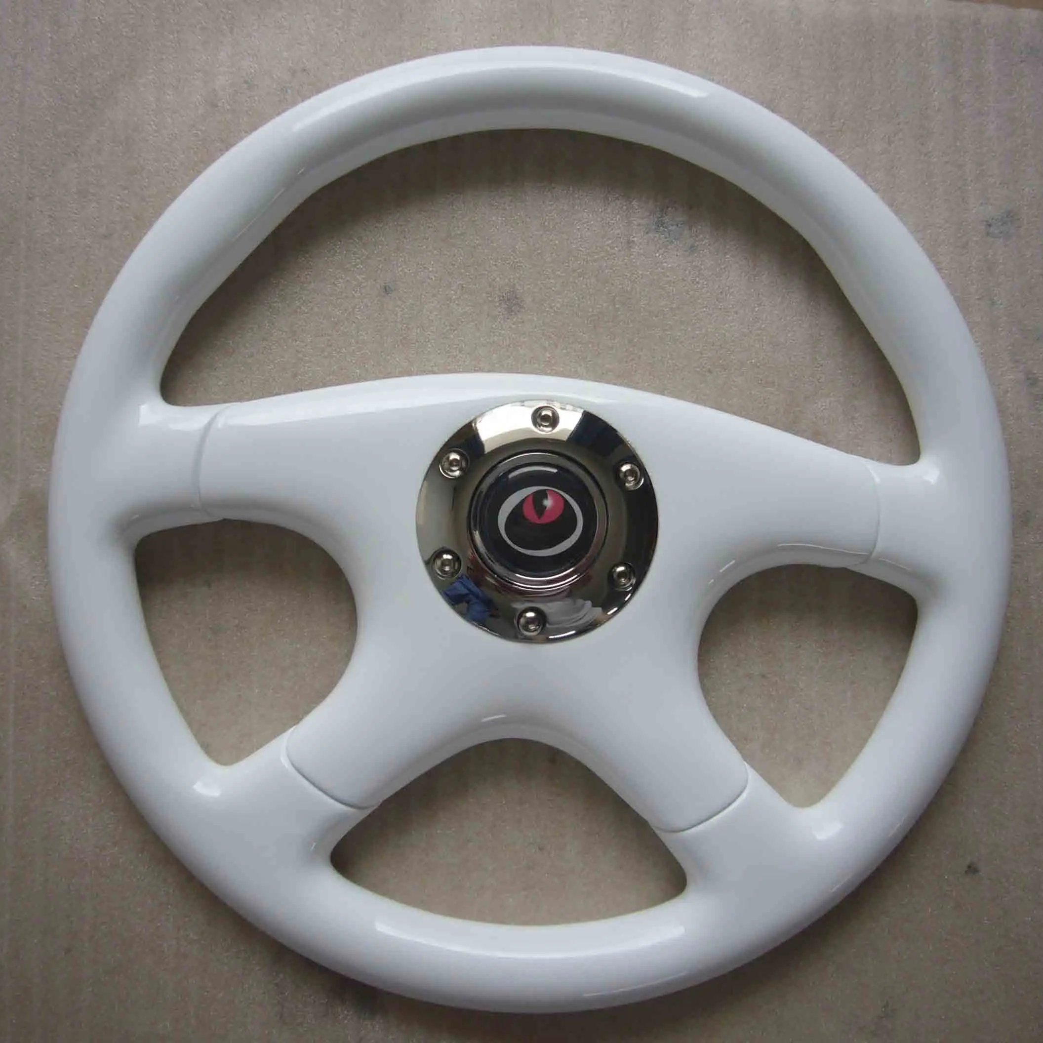 Old car steering wheel