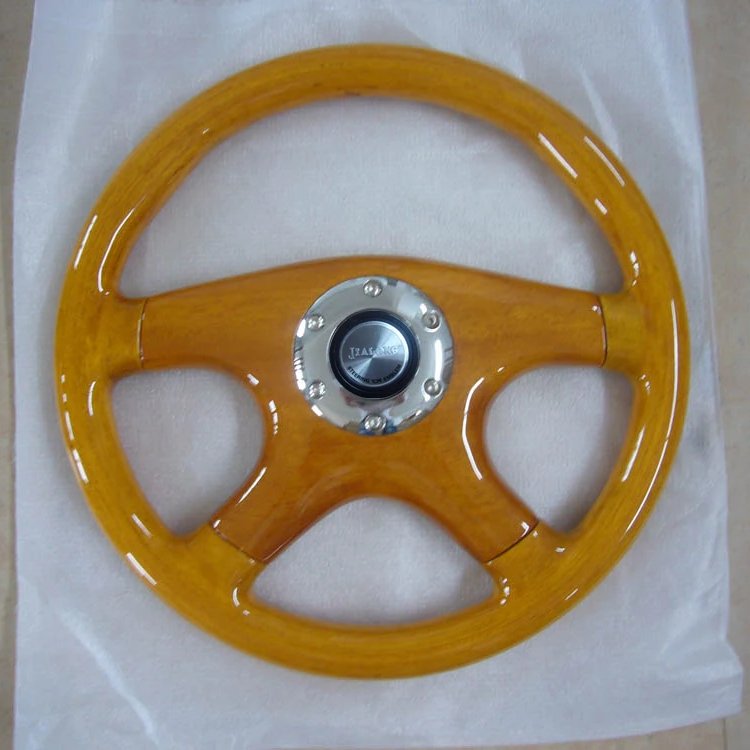 Old car steering wheel