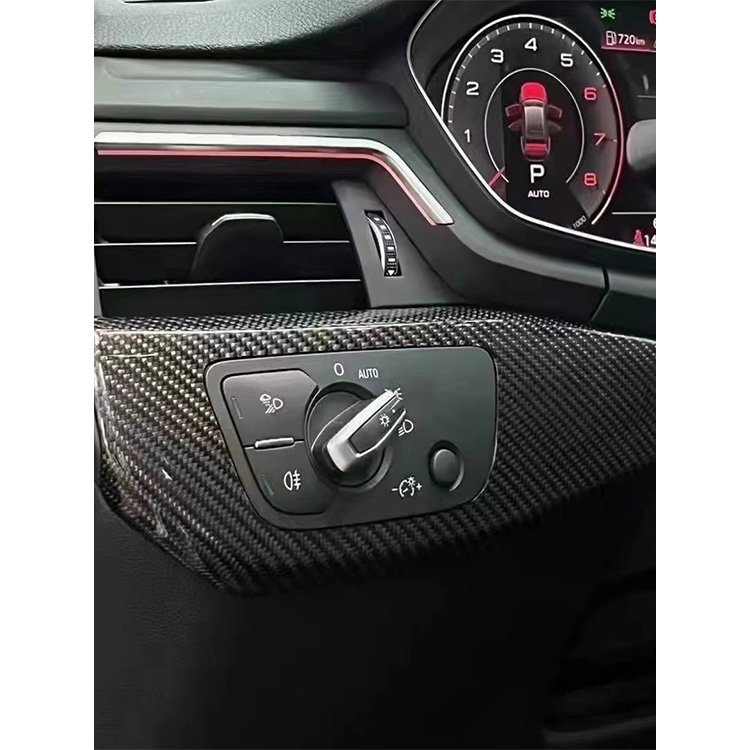 Reliable Chinese Brand Customized Real Carbon Fiber Car Interior Accessories Center Console Armrest Box for Audi-Q7 Q8