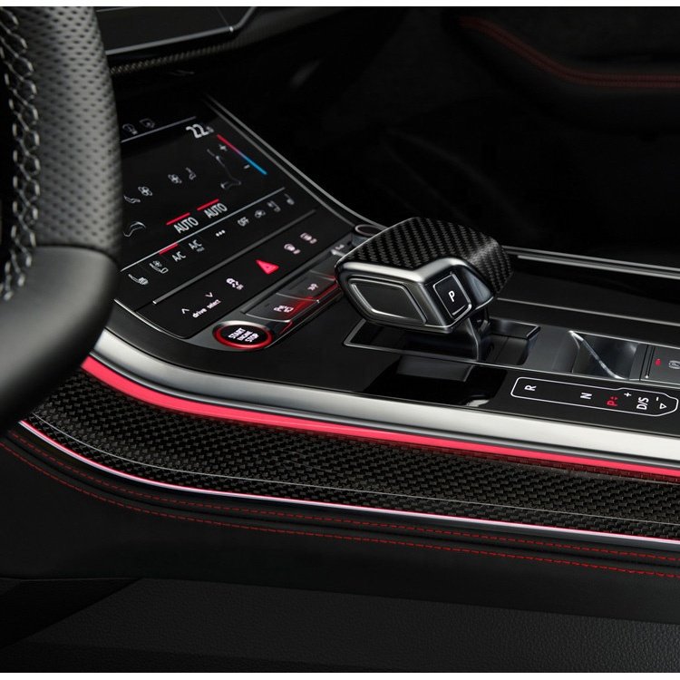 Reliable Chinese Brand Customized Real Carbon Fiber Car Interior Accessories Center Console Armrest Box for Audi-Q7 Q8