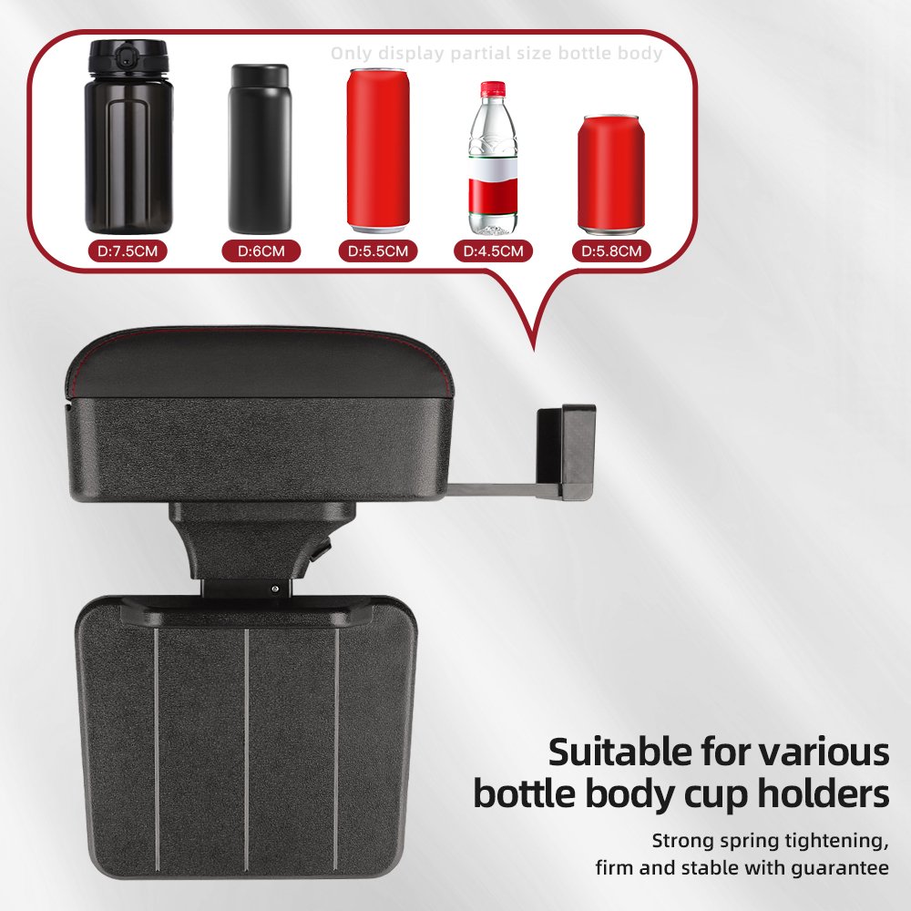 General Motors Center Console Armrest Multifunctional Storage Box with Adjustable Height Lift