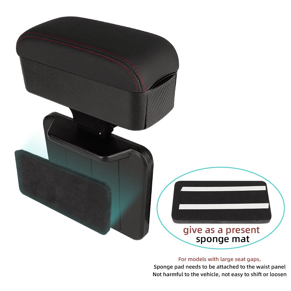 General Motors Center Console Armrest Multifunctional Storage Box with Adjustable Height Lift
