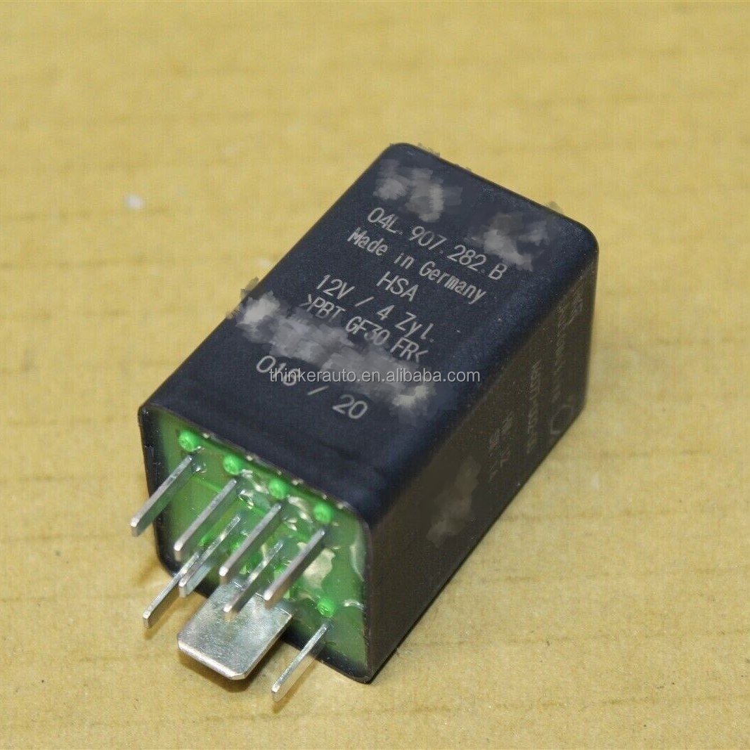 Auto Diesel Engine Parts Glow Plug Relay 04L907282B Control Unit for Glow Plug 12V 527 04L907282 04L 907 282 B for Germany Car