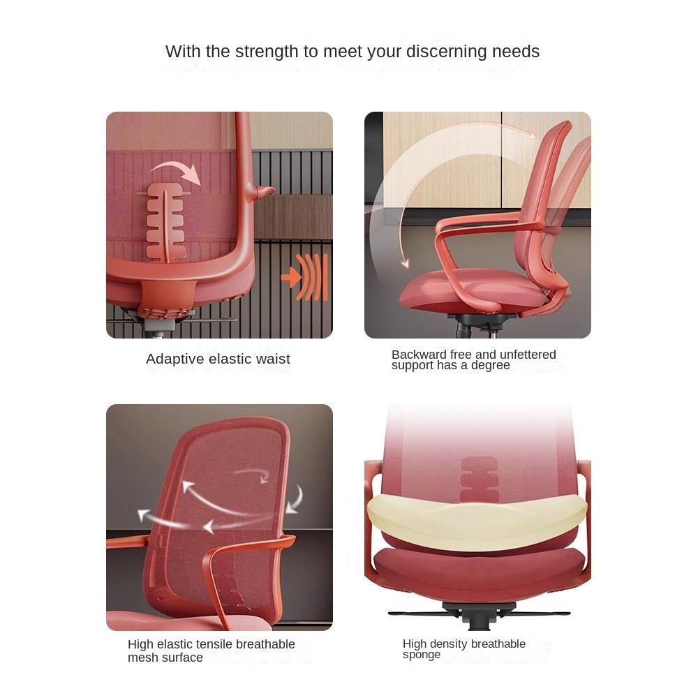 Modern High Quality Sillas De Oficina Back Full Mesh Ergonomic Chair with Adjustable Headrest Computer Desk Office Furniture