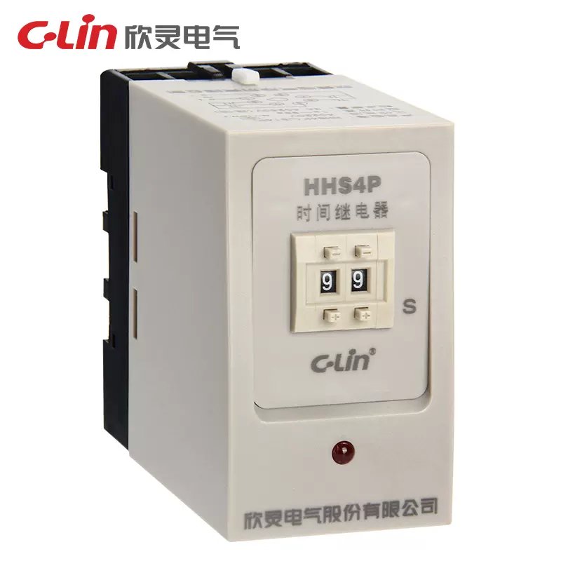 Original C-Lin Delay Time Relay HHSC10 HHS4PA HHS4P(JS14P) HHS4PF 0.99S 9.9S 99S 99M 9.99S 99.9S 999S 999M AC380V AC220V DC24V