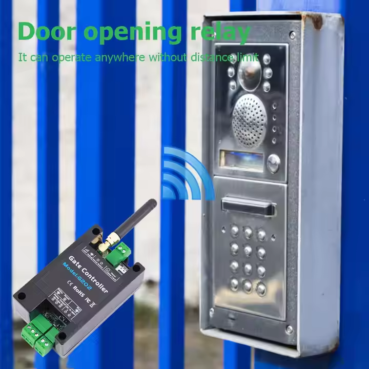 G202 4G GSM Access Controller Gate Opener for Auto Sliding Door Opener GSM Remote Relay Switch RTU5024 Replacement