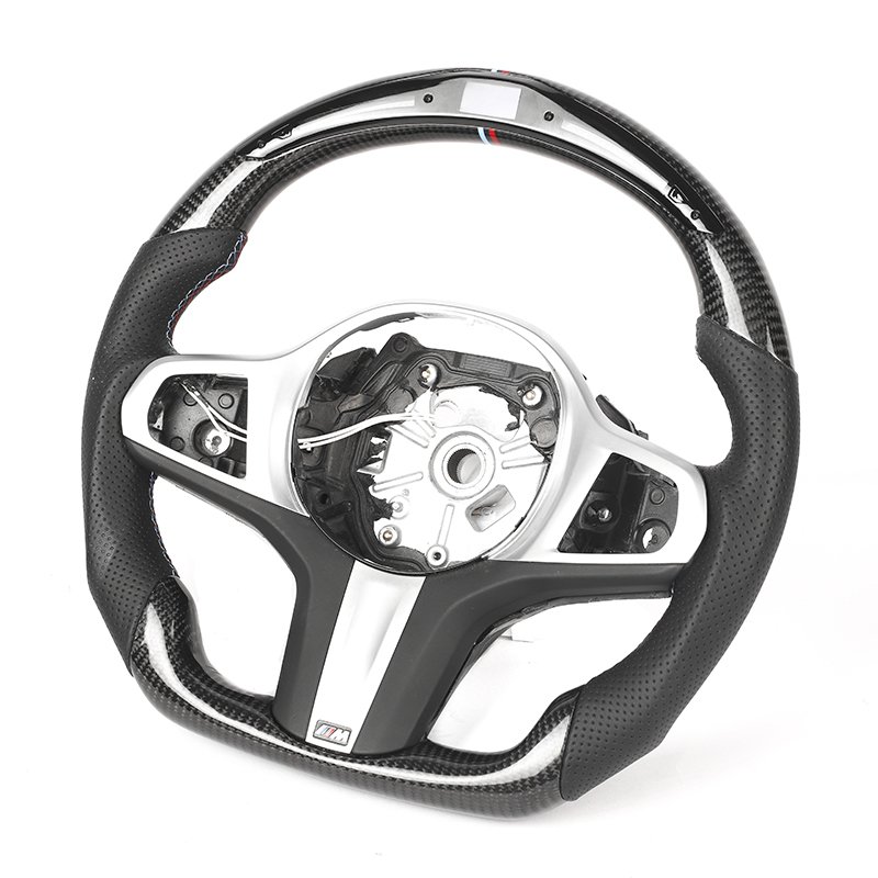 For BMW 3 4 5 7 Series G Chassis M2 M3 M4 True Carbon Fiber Steering Wheel Custom Steering Wheels for Upgrades and Modifications
