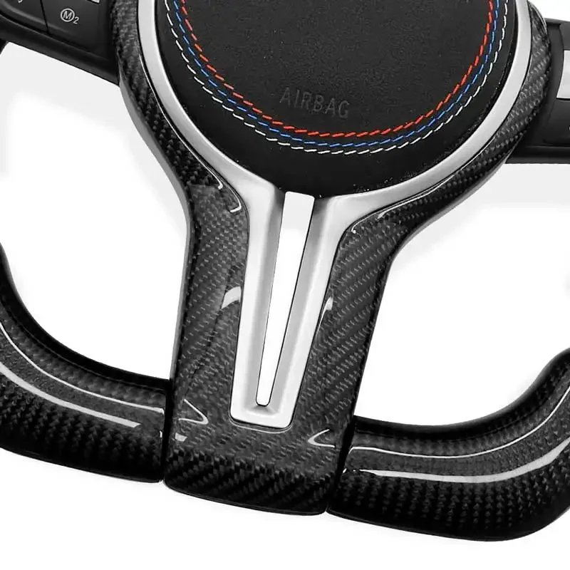 Custom LED Shift Lights Car Steering Wheel For BMW F85 X5 M F86 X6 F30 M performance Steering Wheel Carbon Fiber