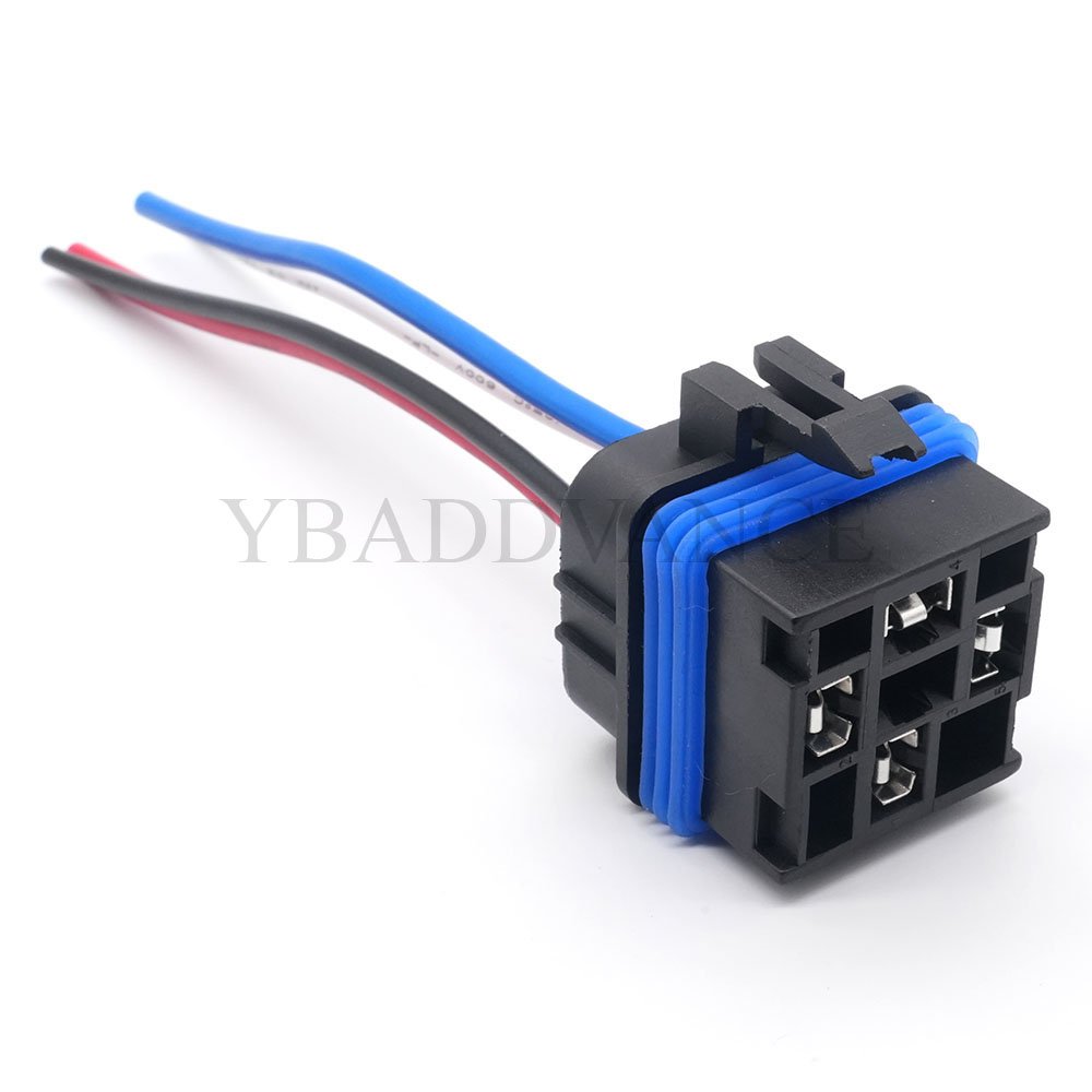 JD2912-1H-12VDC 40A 14VDC 4 Pin SPST Waterproof Relay With Socket for Car Motor Headlamps