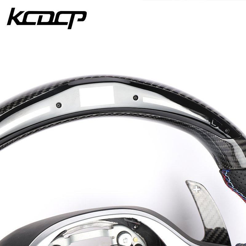 Fit For BMW G20 G28 G29 G30 G32 G38 G11 G12 G05 G01 G02 F32 F16 F15 F26 X1 X2 X3 X4 X5 X6 X7 Z4 Car Carbon Fiber Steering Wheel