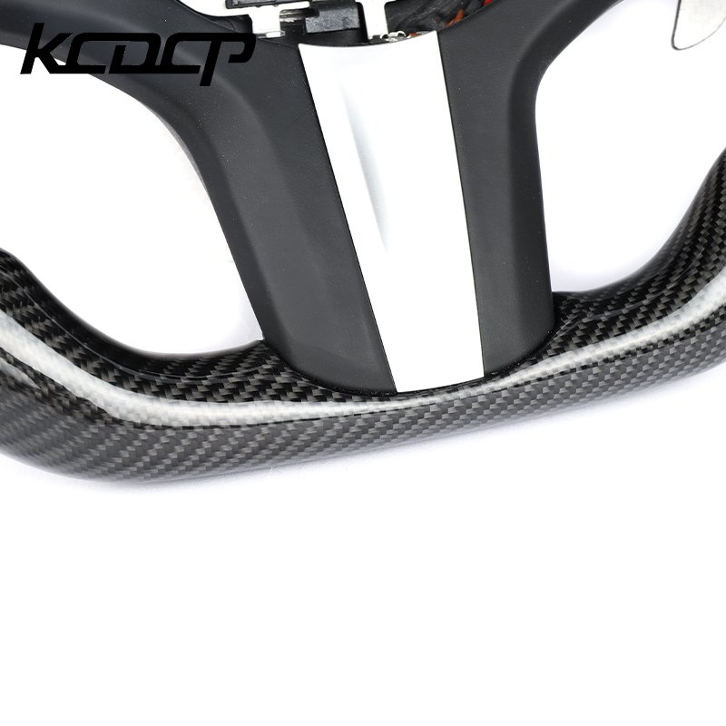 Fit For BMW G20 G28 G29 G30 G32 G38 G11 G12 G05 G01 G02 F32 F16 F15 F26 X1 X2 X3 X4 X5 X6 X7 Z4 Car Carbon Fiber Steering Wheel