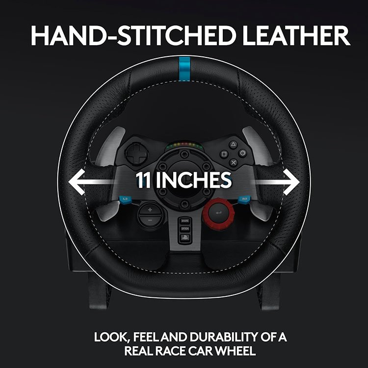 Play Station Volante Pedals Logitech G Driving Force Shifter Wired Racing Wheel Logitech G29 Cover for PS5, PS4, PC, Mac