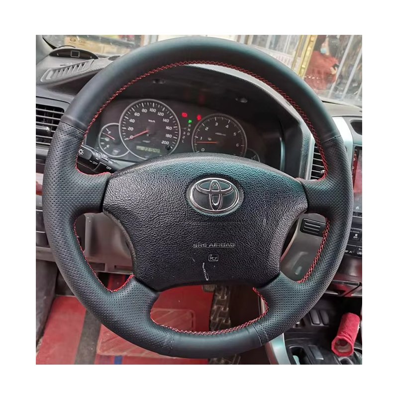 Hot Selling Car Accessories Leather Car Steering Wheel For Toyota Land Cruiser Prado 120 j120