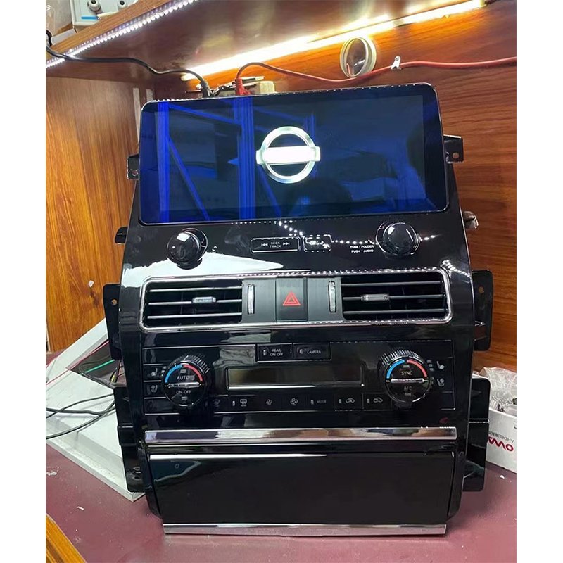 Maictop car interior center console upgrade accessories modification steering wheel assembly comfortable touch For Nissan Patrol