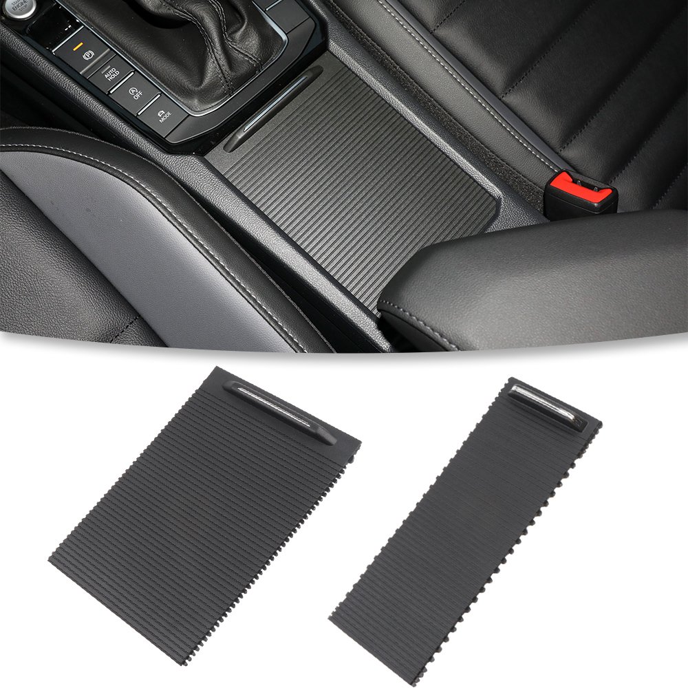 Cup Holder Curtain Louver Box Water Drink Cup Holder Curtain Cover for Volkswagen Sagitar 2019-2023 VW Jetta 2015-2018