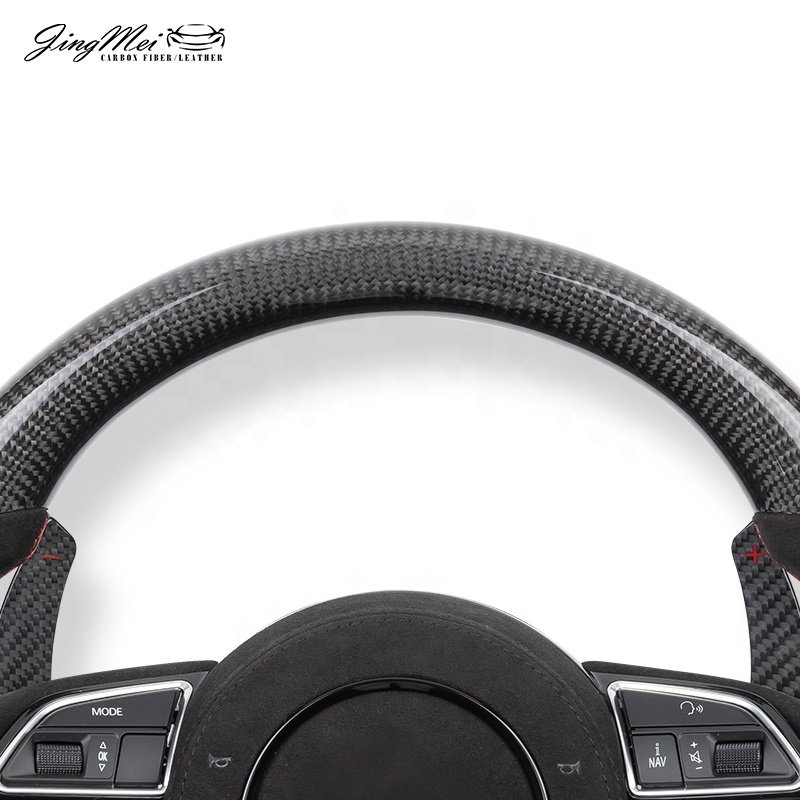 Factory Price Customs Real Carbon Fiber Steering Wheel for Audi A3 A4 A5 A6 Q3 Q5 S3 S4 S5 RS3 RS4 RS5 RS6 RS7 2012-2016