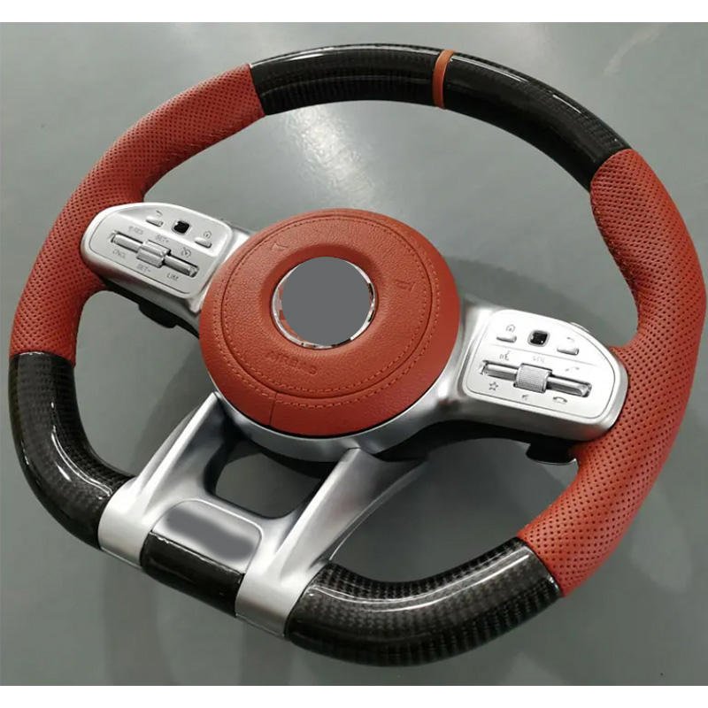 car accessories Carbon Fiber Steering Wheel For Mercedes-Benz AMG W204 W205 CLA GLA 45 car accessories