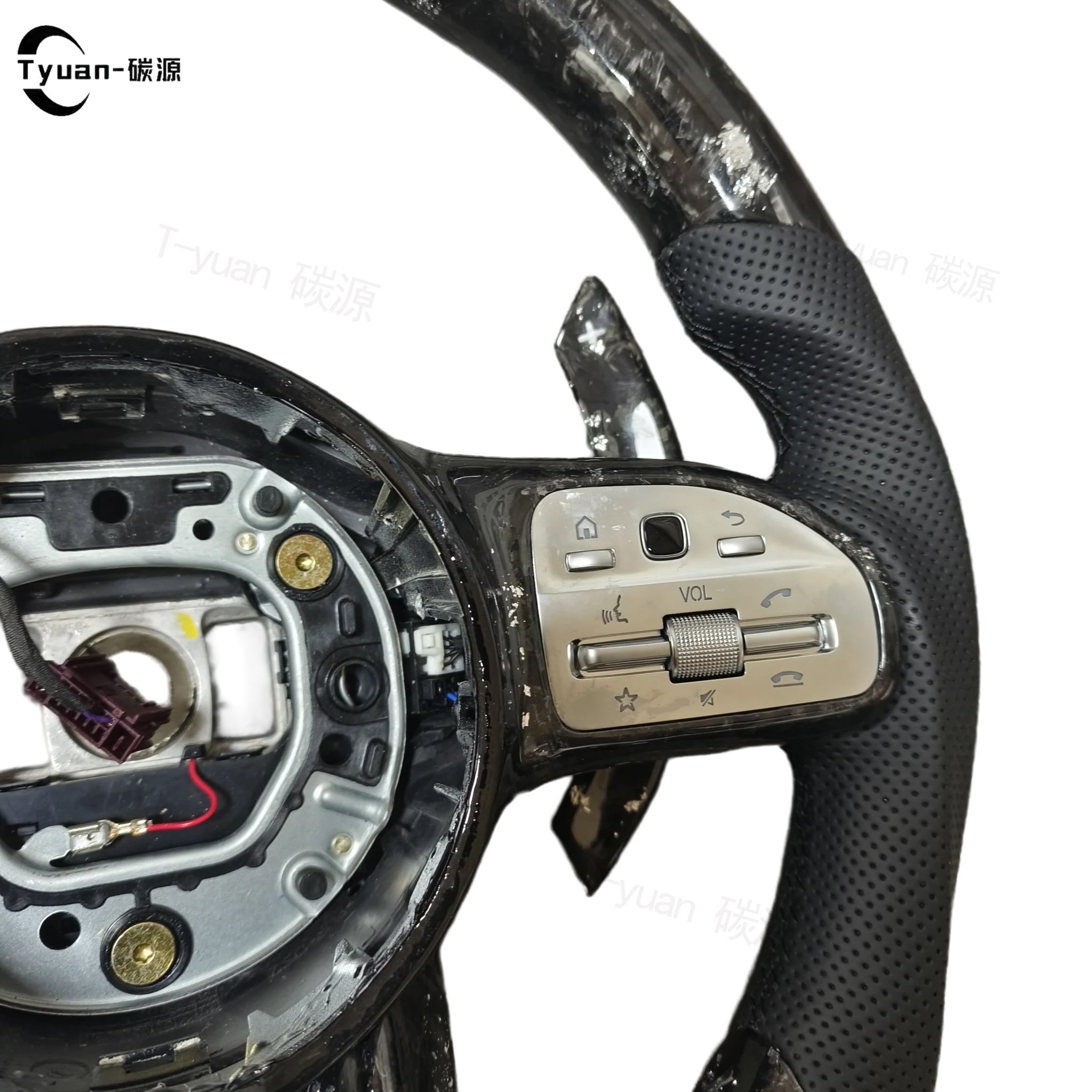 High quality Carbon Fiber Steering Wheel For Mercedes-Benz A C E CLA GLA GLC GLE GLS GLE W205 W213 W222 W177 AMG Steering Wheel