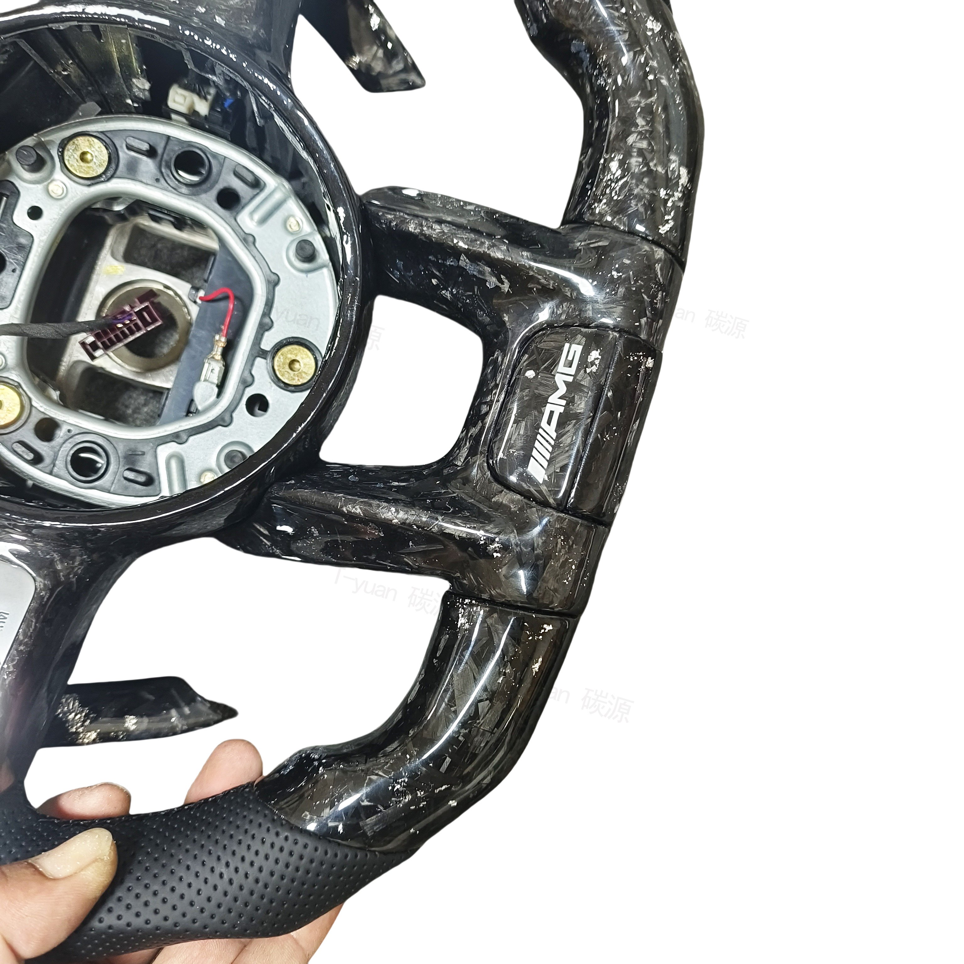 High quality Carbon Fiber Steering Wheel For Mercedes-Benz A C E CLA GLA GLC GLE GLS GLE W205 W213 W222 W177 AMG Steering Wheel